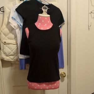 Rachel Zoe Black Tank Top M Like New